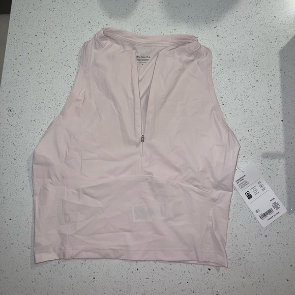 NWT Athleta Crosstrain Zip tank - Picture 3 of 4